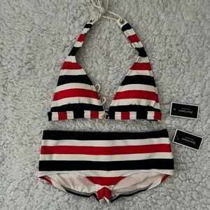 Juicy Couture NWT Nautical Striped Bikini